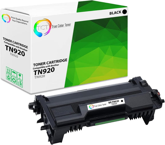 TCT TN920 Toner Cartridge - Compatible Replacement for Brother TN920 TN-920 Works with Brother HL-L5210DN L5210DW L5210DWT L5215DW DCP-L5510DN Printers (3,000 Pages)