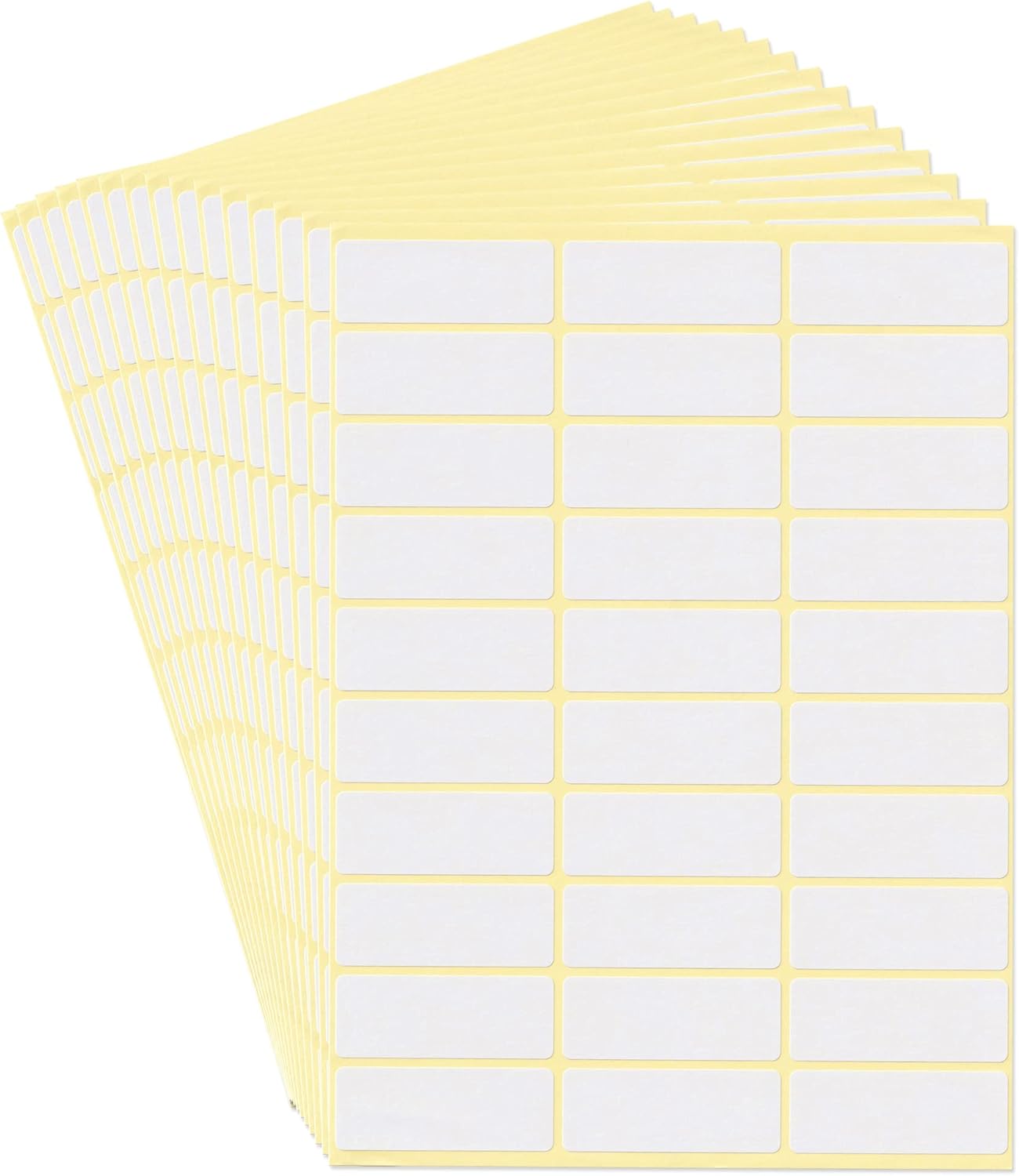 dealzEpic - Self-Adhesive Writable Blank Paper Label Stickers - 19x50mm