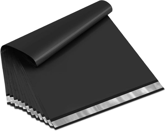 UCGOU Poly Mailers 19x24 Inch Black 50 Pack Extra Large Shipping Bags Strong Thick Mailing Envelopes Self Seal Adhesive Waterproof and Tear Proof Boutique Postal for Clothing Quilt and More