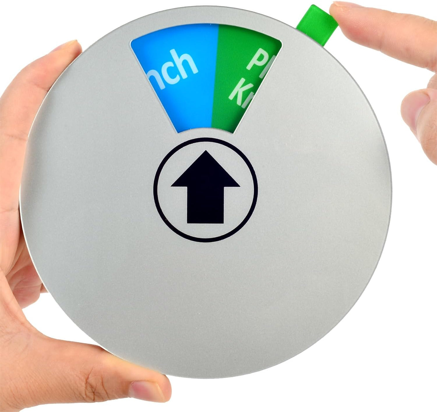 Kichwit Do Not Disturb Sign for Office Door, Lunch, Gone for Today, In a Meeting, Please Knock, Office Door Sign, 5", Silver