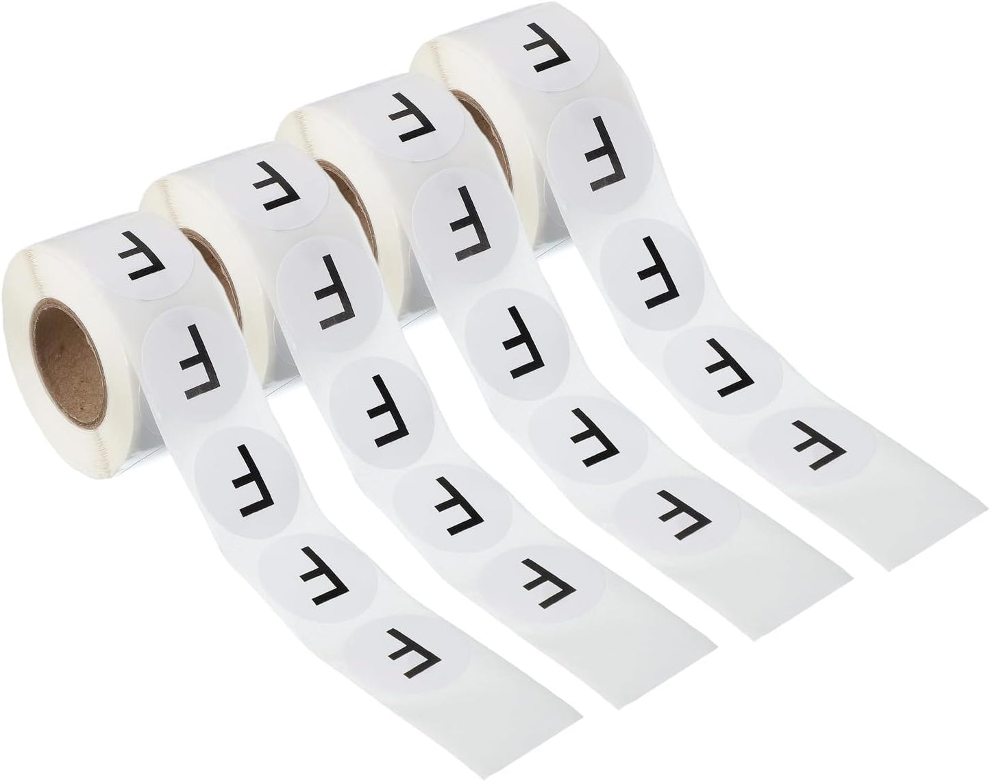 PATIKIL 1" Letter F Stickers, 4 Rolls Self-Adhesive Alphabet Round Circle Dots Labels for Organization Storage Inventory Boxes Scrapbook Craft 2000 Pcs Total