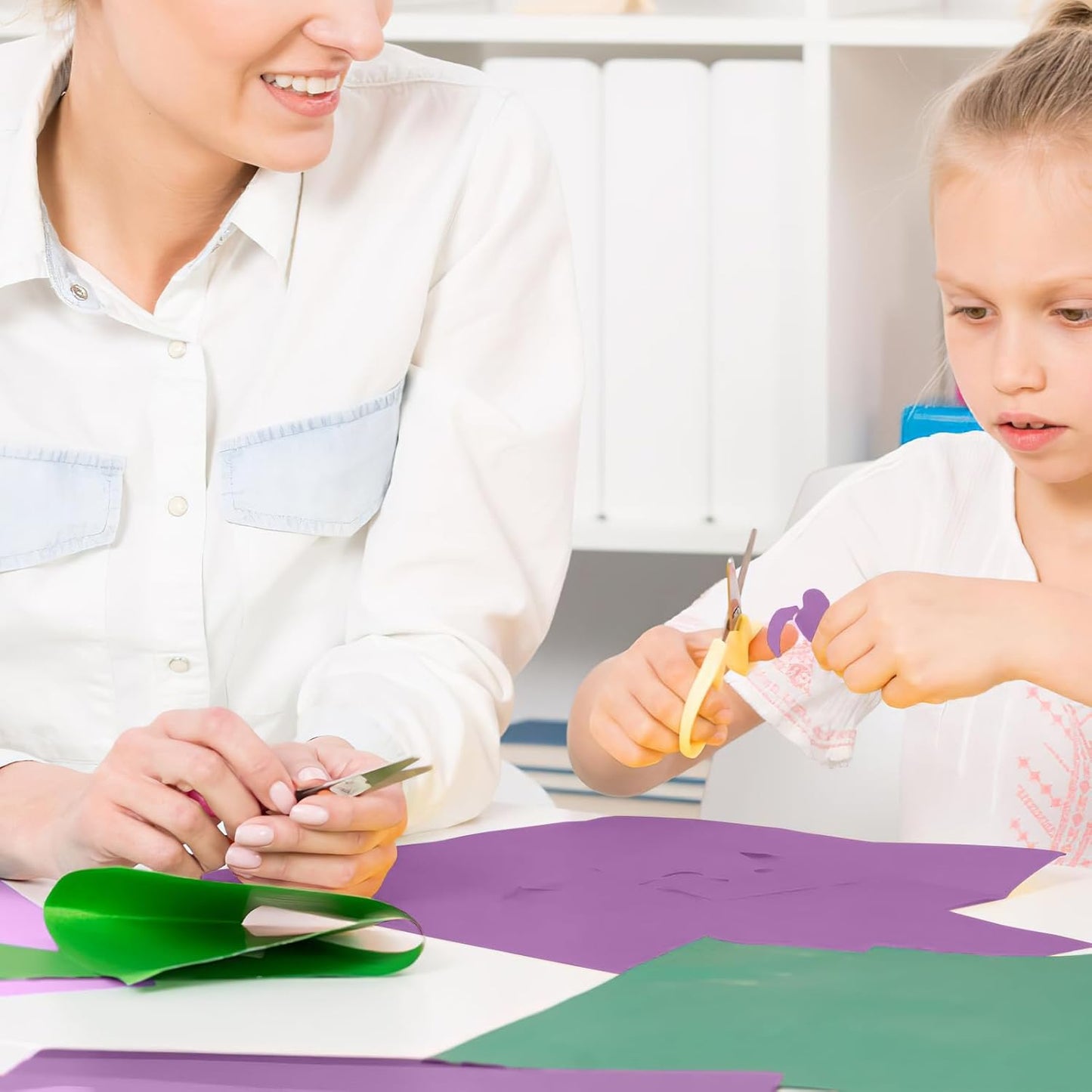 Purple Cardstock 100 Sheets 80lb Cardstock Paper 8.5 x 11, Goefun Purple Paper for Wedding Invitations, DIY Cards, Menus, Crafts