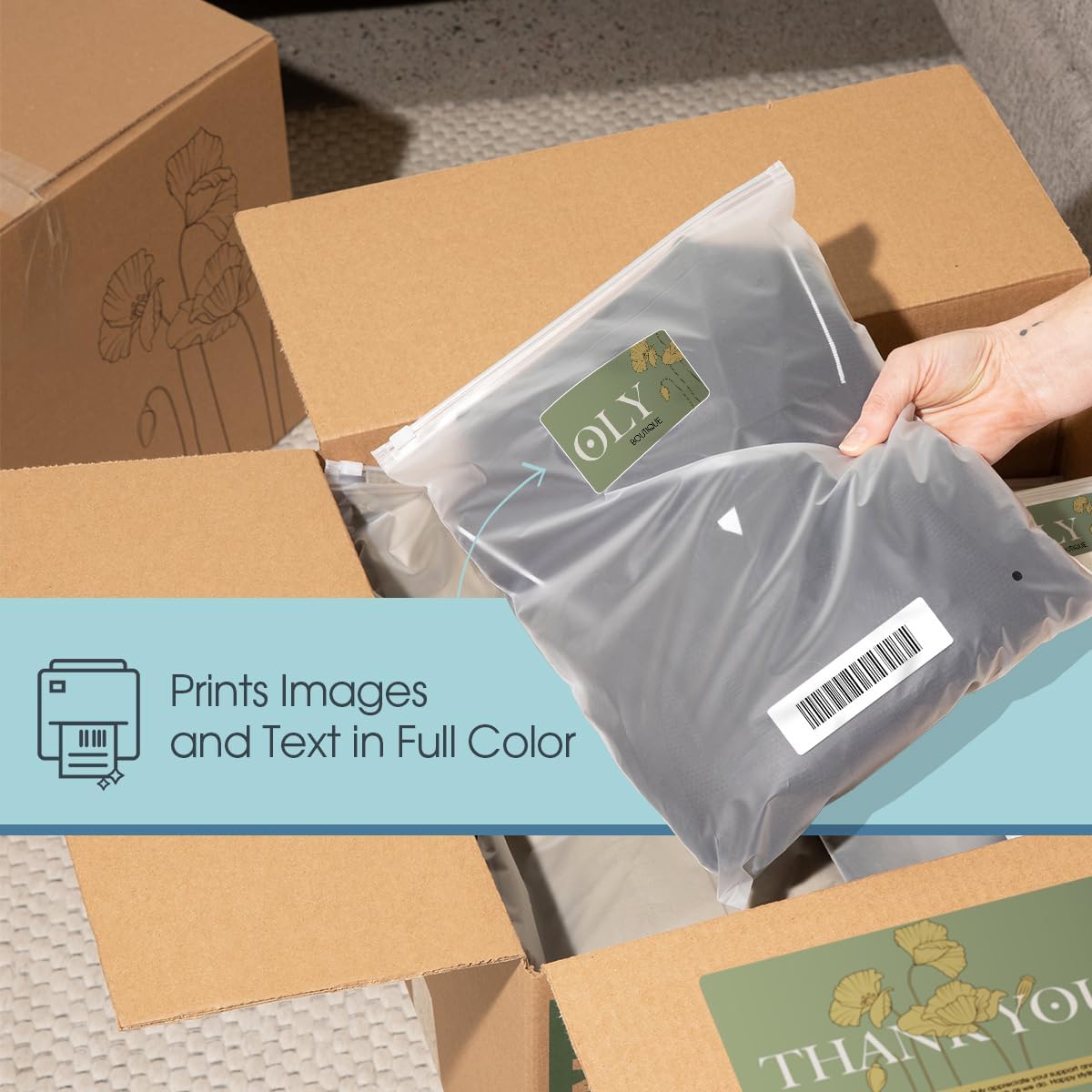 4" X 2 1/2" Printable Shipping Address Labels Compatible with Inkjet and Laser Printers - 30 Sheets, 240 Total Matte White Paper Stickers for Mailing Packages and Envelopes - Spartan Industrial