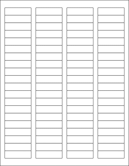 NextDayLabels 1-3/4" x 1/2" Rectangular Printer Labels - White Laser/Inkjet Printer Labels Return Address Labels Shipping Label Stickers (4000 Labels)