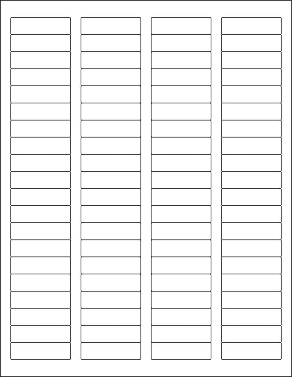 NextDayLabels – 1-3/4" x 1/2" Rectangular Sticker Labels for Printer - White Laser/Inkjet Printer Labels Return Address Labels Shipping Label Stickers (100 Sheets, 80 Per Sheet, 8000 Labels)