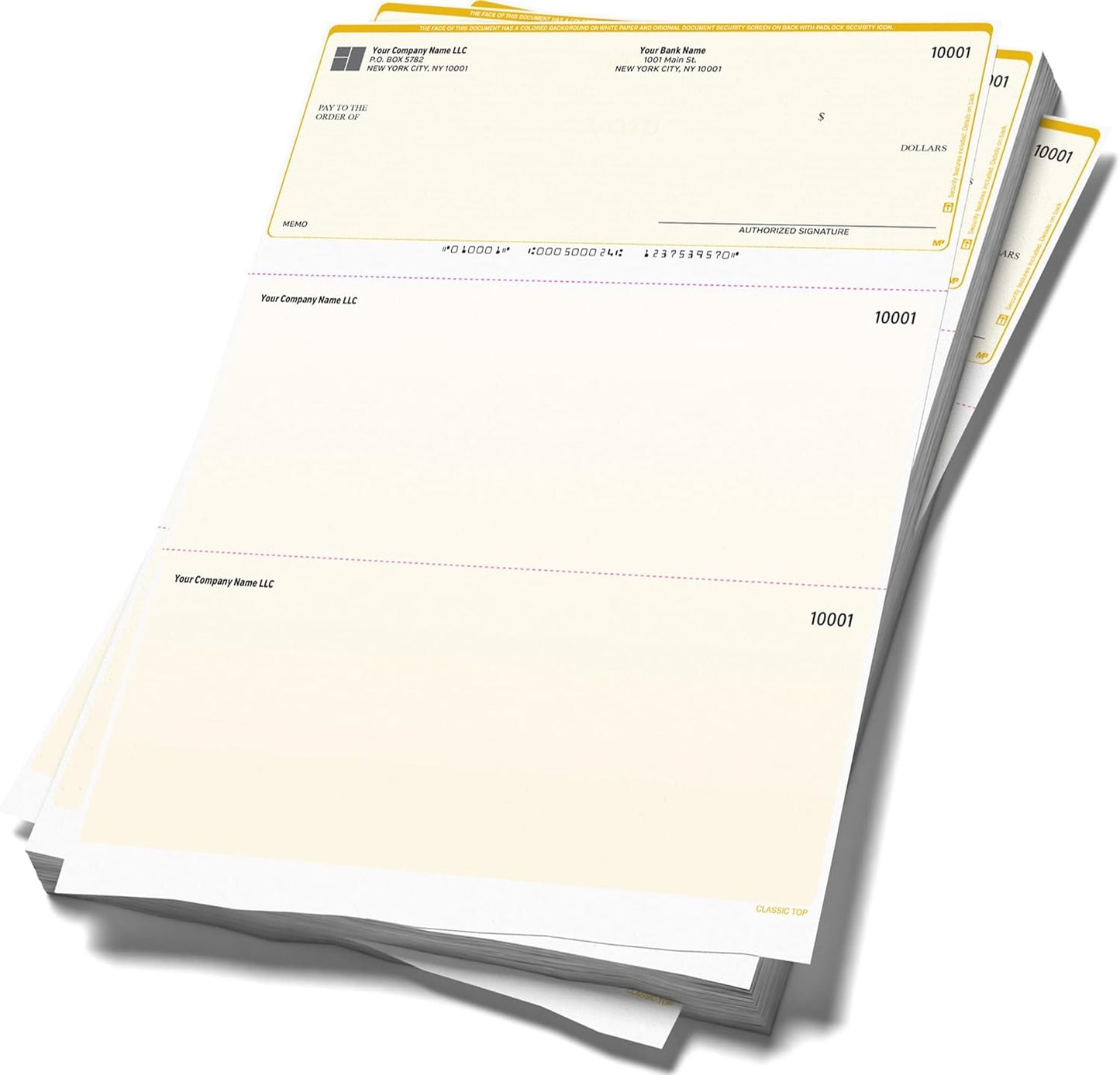 Computer Checks Compatible W/QB Check On Top [250 Sheets]