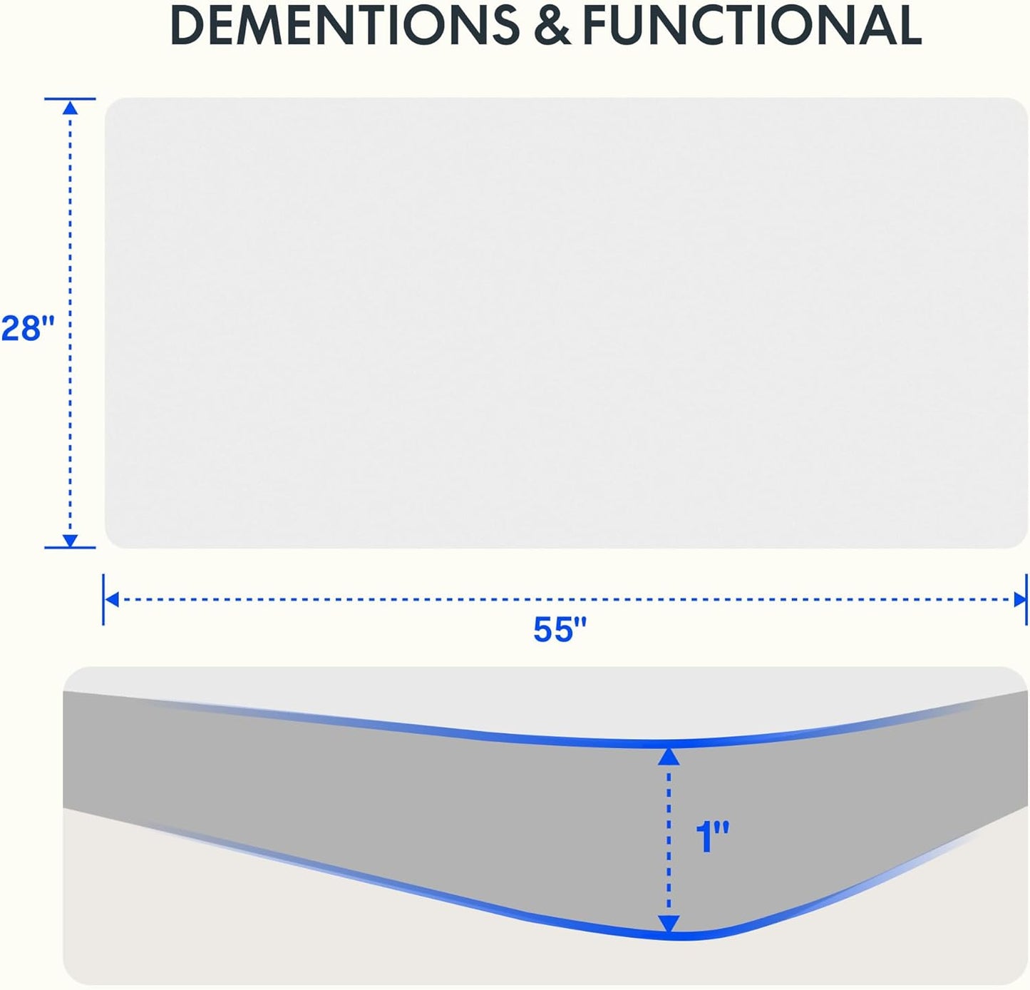FLEXISPOT One-Piece Electric Standing Desk, 55 x 28 Inches Adjustable Desk with Seamless Desktop, Memory Controller Height Adjustment (White Frame + White Desktop, 2 Packages)