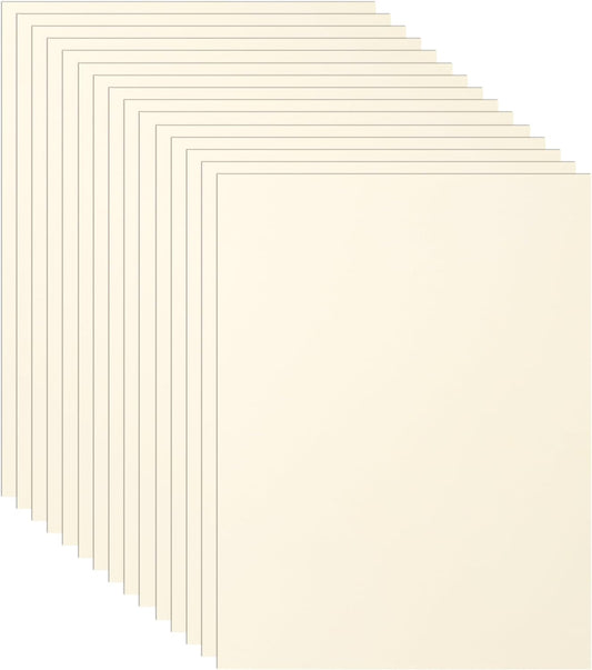 40 Sheets Cream Cardstock 8.5 x 11 Off White Paper, 200gsm/75lb Premium Ivory Card Stock Craft Paper for DIY Card Making, Wedding Invitations, Thank You Cards, Business Cards, Menus