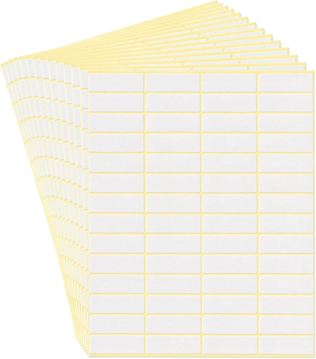 dealzEpic - Self-Adhesive Writable Blank Paper Label Stickers - 13x38mm
