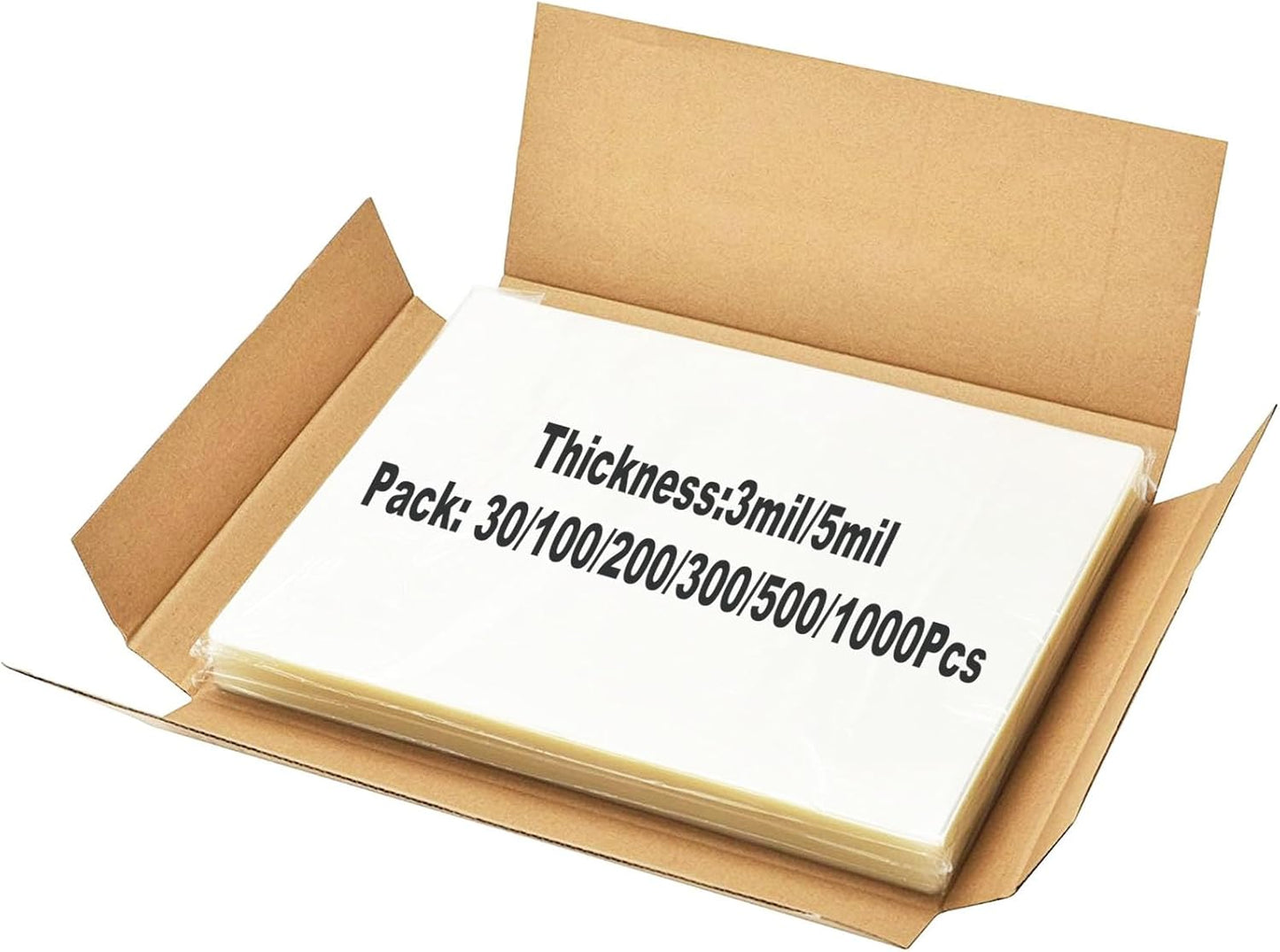 Thermal Laminating Pouches, 300 Pack Laminating Sheets for Use with Thermal Laminators, 9 x 11.5 Inches, Letter Size Sheets, 5 mil Thickness