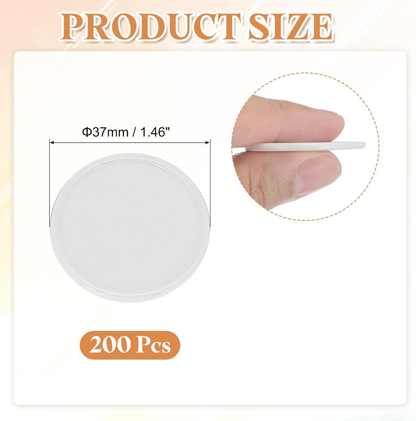 uxcell Plastic Poker Chips, Learning Counters Counting Counters Disk Marker Opaque Game Token for Game Play Math Counting