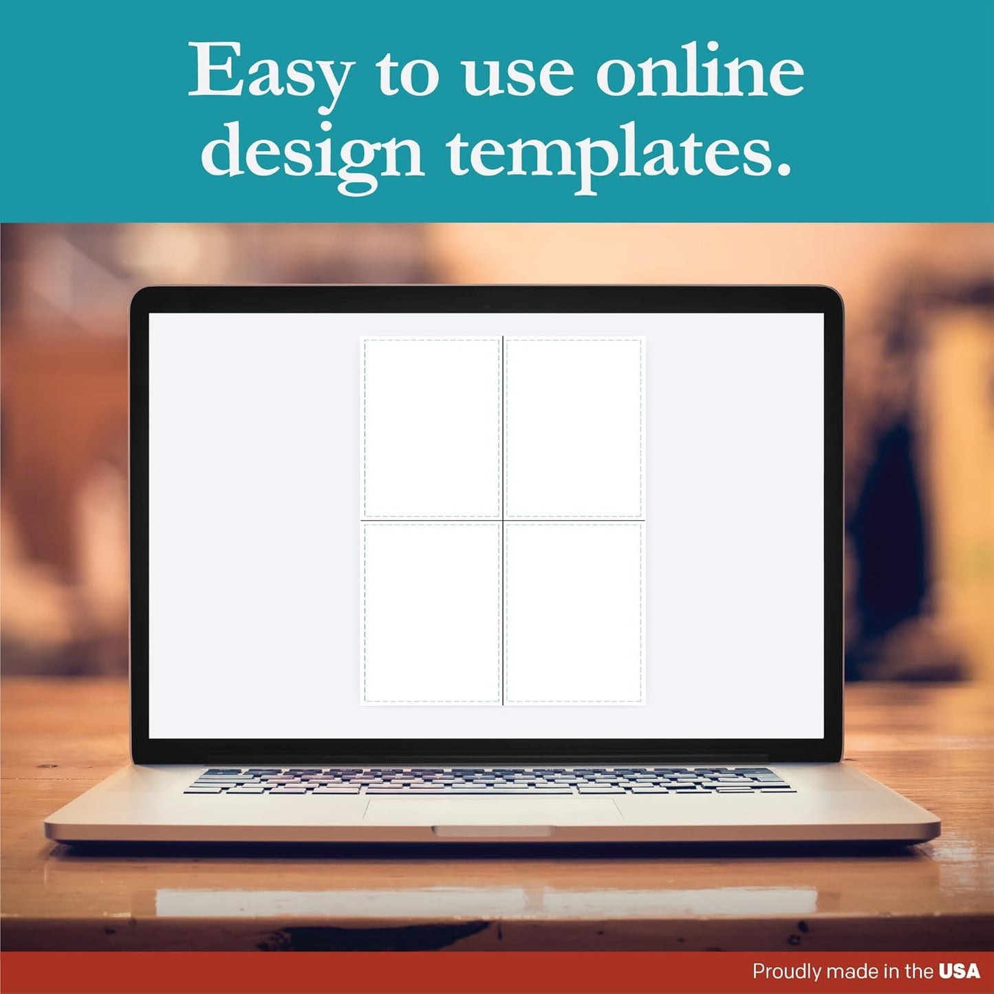 Premium Label Supply White Sticker Shipping Labels – 4.25" x 5.5" – Laser/Inkjet Compatible – (4 per Sheet), 500 Sheets – 2000 Total Adhesive Labels