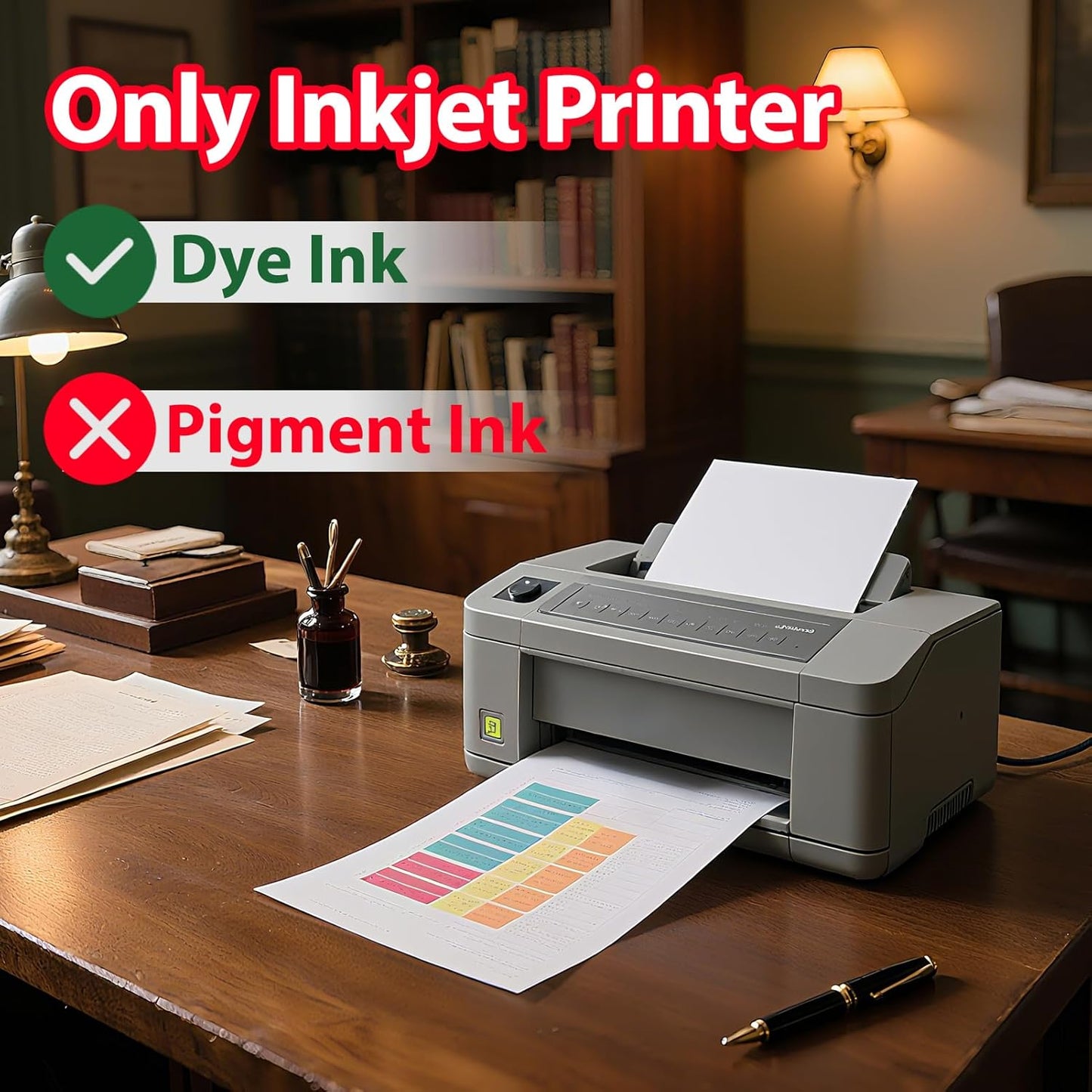 Uinkit Premium Glossy Inkjet Photo Paper - 8x10 Inch, 48lb 180gsm, 100 Sheets - Professional Photographic Quality, Dye Ink Compatible, High-Gloss Finish for Vivid Photos & Sharp Details