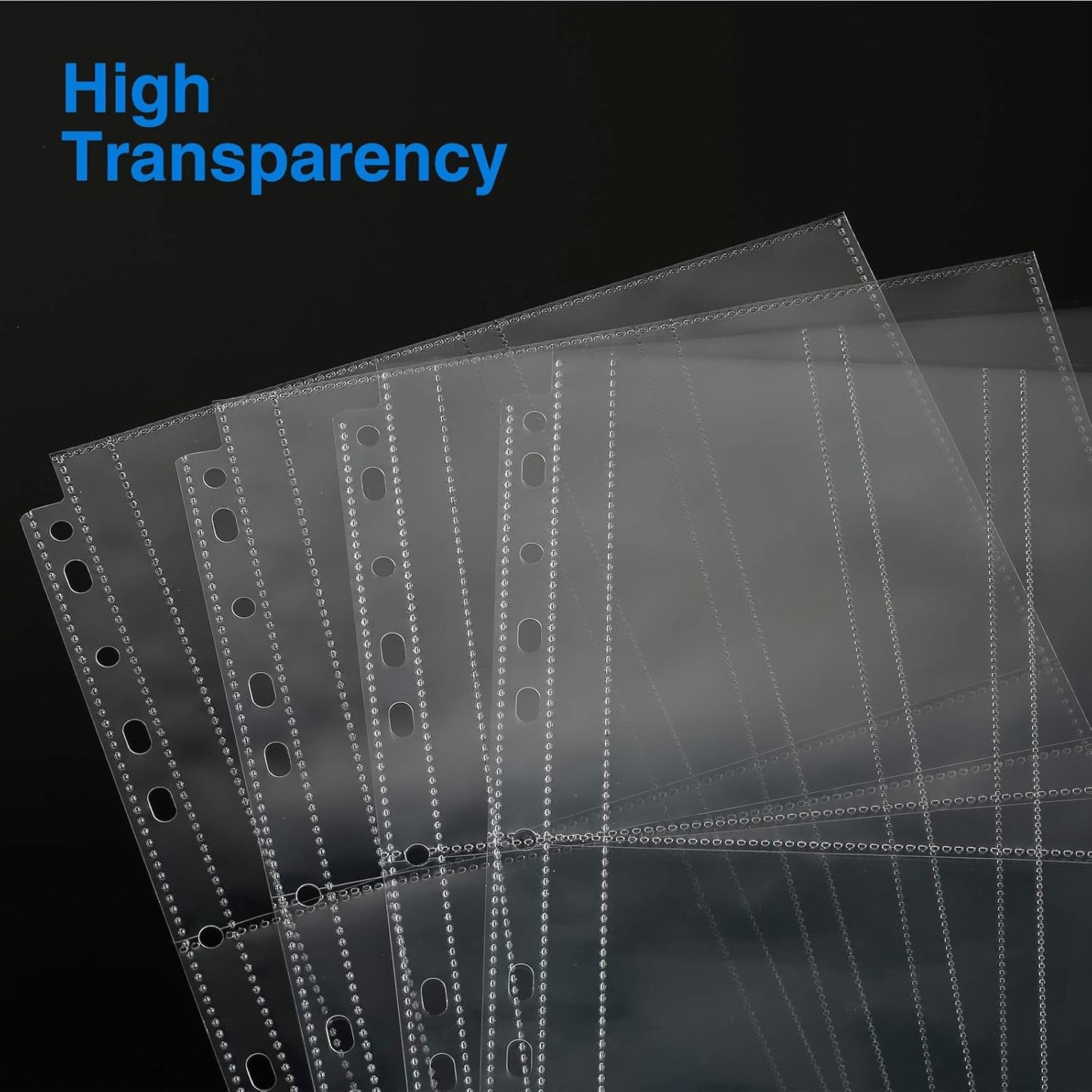 Sooez 30 Pack Heavy Duty Photo Sleeves for 3 Ring Binder (240 Pictures), 3.5x5 Plastic Album Refill Pages, Clear Archival Sleeves, Seed Binder Pages 8.5x11