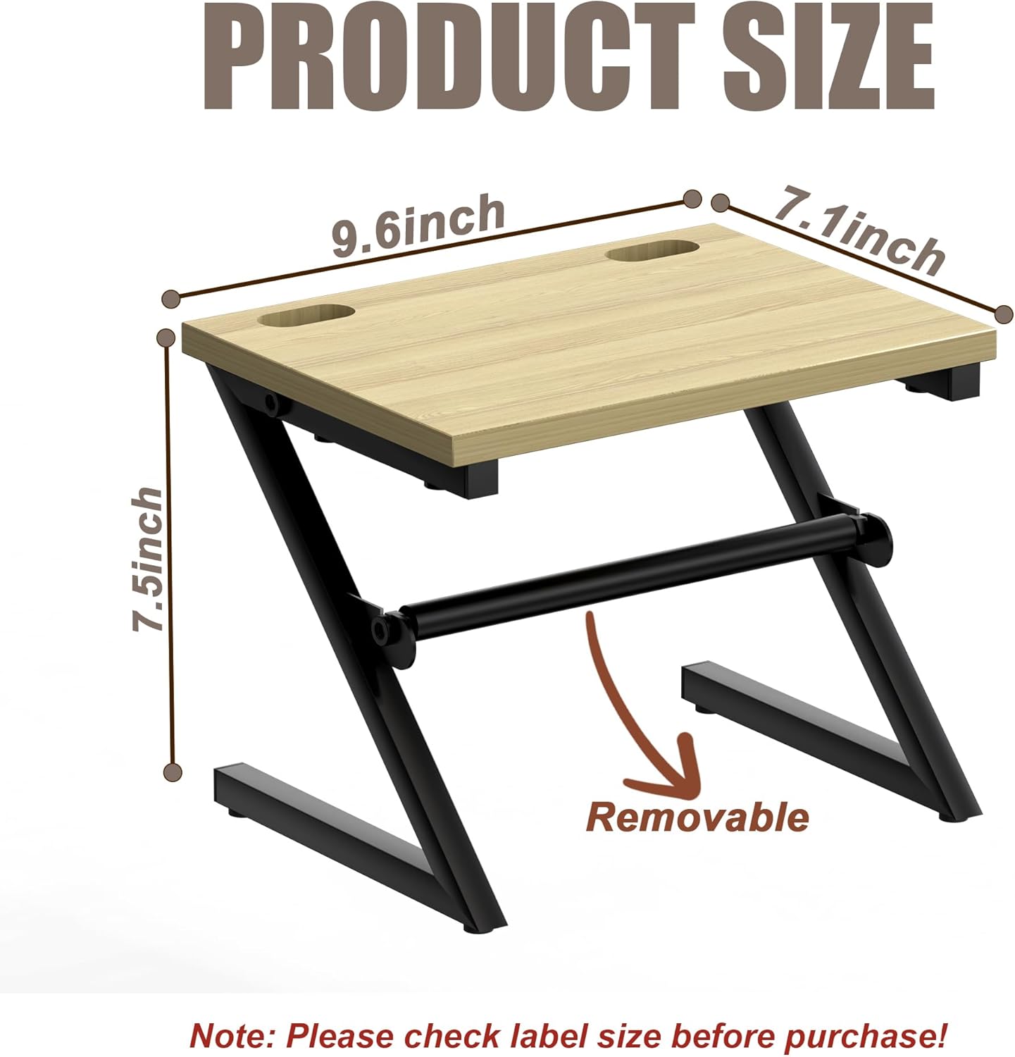 Label Holder for Rolls and Fan-fold Labels, Shipping Thermal Label Holder for Desktop Thermal Printer, Thermal Printer Accessory Supplies for Home, Office, Small Business-White