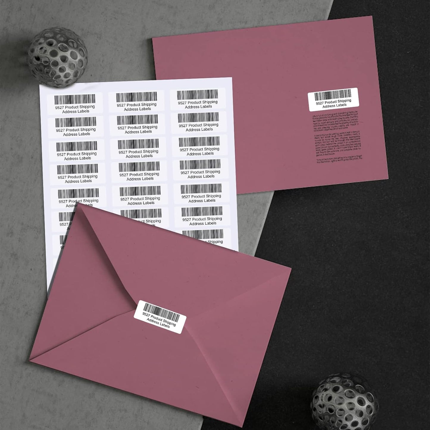 9527 Product 30 up 1 x 2-5/8 Sticker Labels Shipping Address Labels SKU Labels for Laser/Ink Jet Printer,100 Sheets,Total 3000 Labels