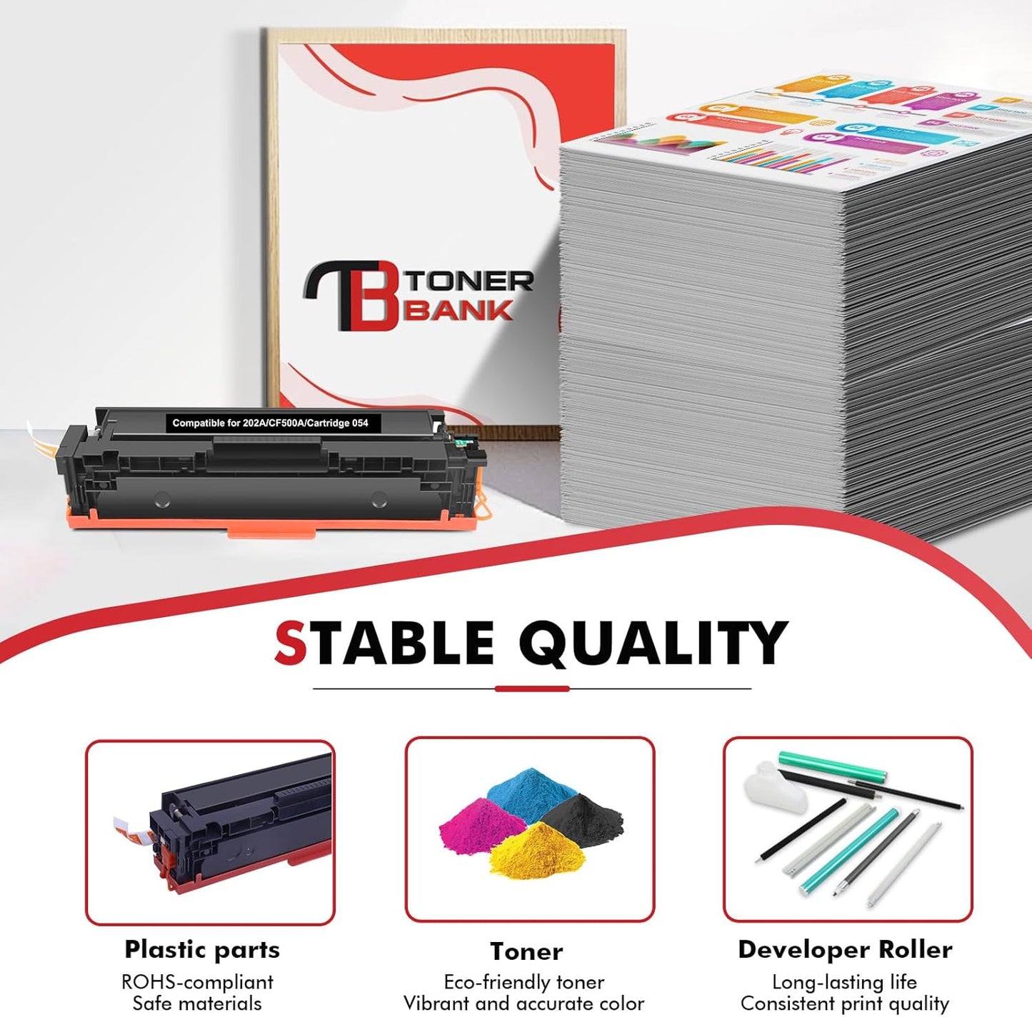 054 Toner Cartridge Set 054H MF644Cdw MF642Cdw Compatible Replacement for Canon 054 054H CRG-054 Color ImageCLASS MF644Cdw MF642Cdw LBP622Cdw MF641Cw Printer Ink (Black Cyan Magenta Yellow, 4-Pack)