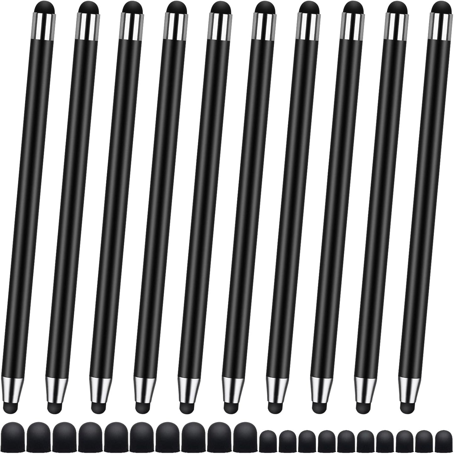 Stylus Pen [10 Pack] Universal Capacitive Touch Screen Pens for iPad/iPhone/Smartphones and Tablets,Compatible with All Capacitive Touch Screen(10 Black)