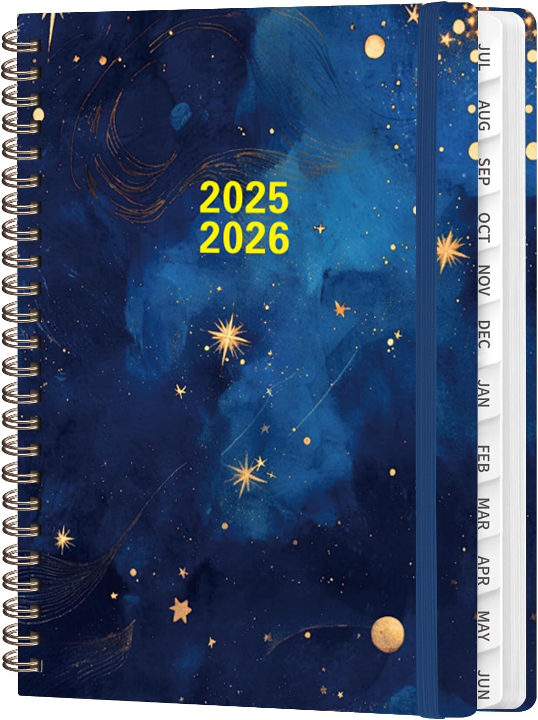 Planner 2025-2026, Weekly and Monthly Calendar Academic Planner (July 2025 - June 2026), Hardcover Teacher School Student Agenda with Tabs, Ideal for School Office Supplies, A5 (6.3" x 8.5")