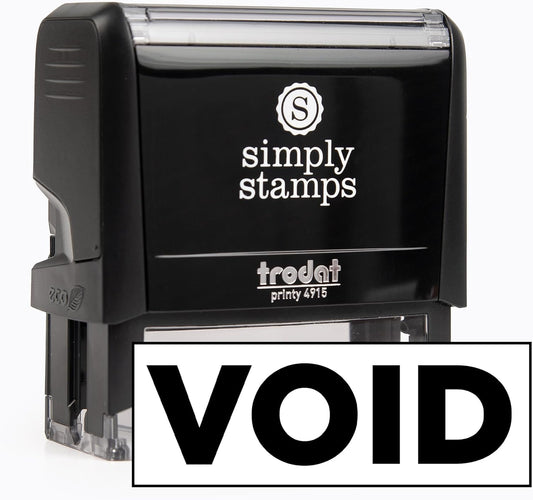 Void Office Stamp | 4 Different Sizes | 20 Designs | Multiple Color Options | Perfect for Quick Validation of Office Documents (Void, Xtra Wide)