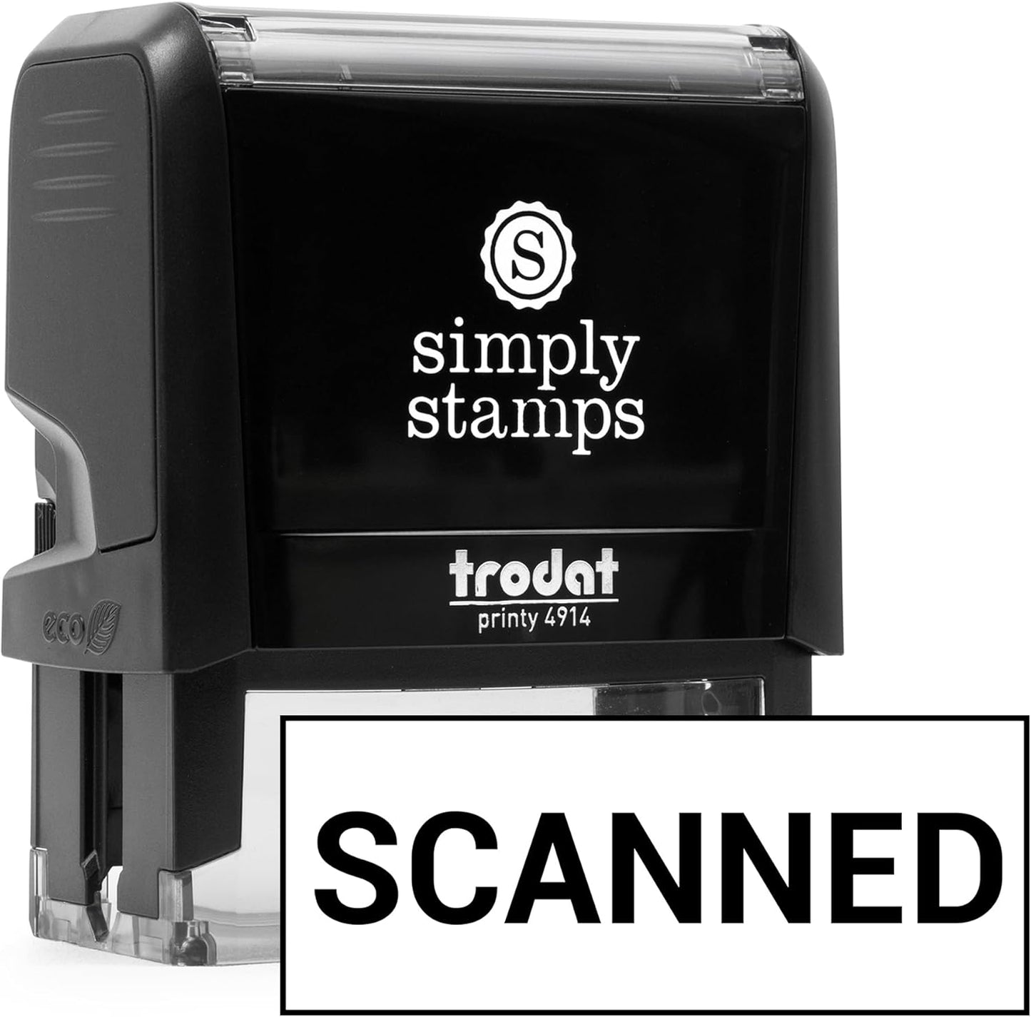 Scanned Office Stamp | 4 Different Sizes | 20 Designs | Multiple Color Options | Perfect for Quick Validation of Office Documents (Scanned, Xtra Large)