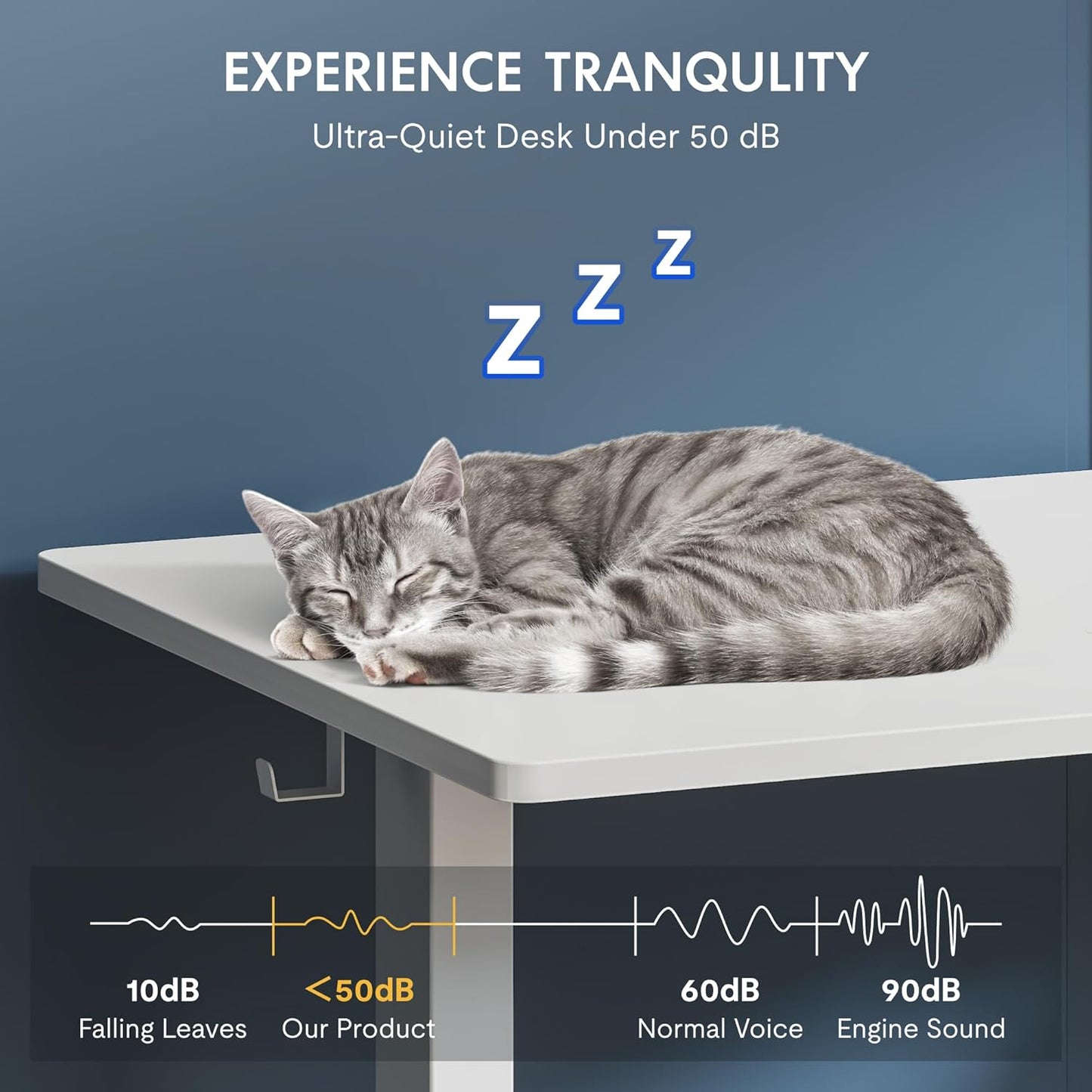 FLEXISPOT One-Piece Electric Standing Desk, 55 x 28 Inches Adjustable Desk with Seamless Desktop, Memory Controller Height Adjustment (White Frame + White Desktop, 2 Packages)
