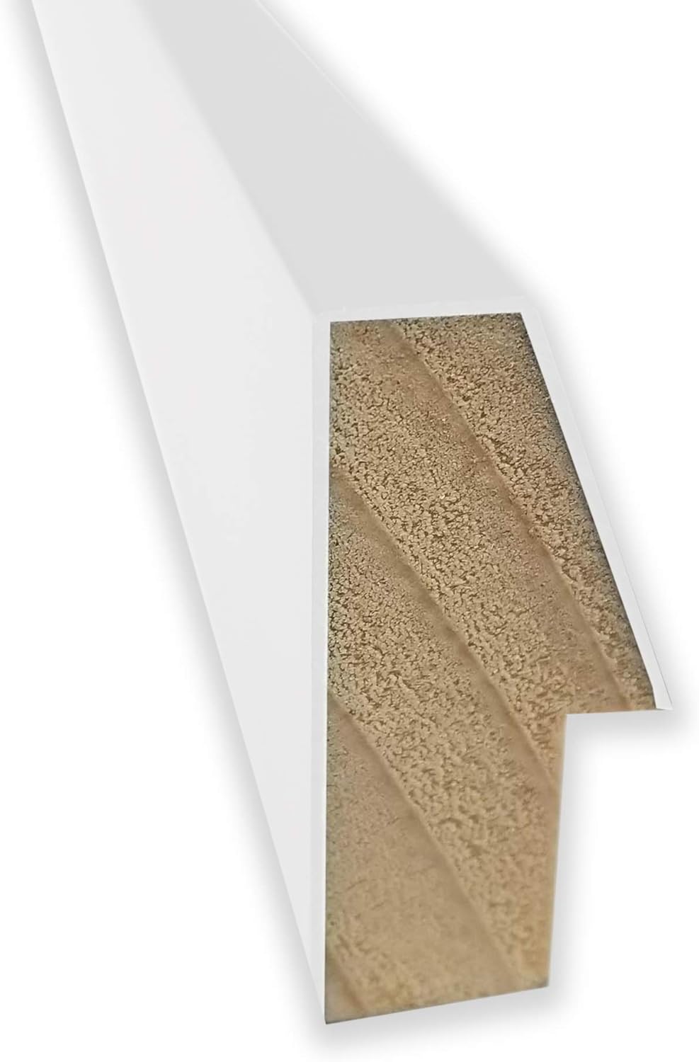 Amanti Art Natural Cork Board for Wall, 27x43 Vision Board with White Frame, Oversize Corkboard Office Decor for Home Organization, Modern Corkboard Pinboard to Display Items for Home Organization in