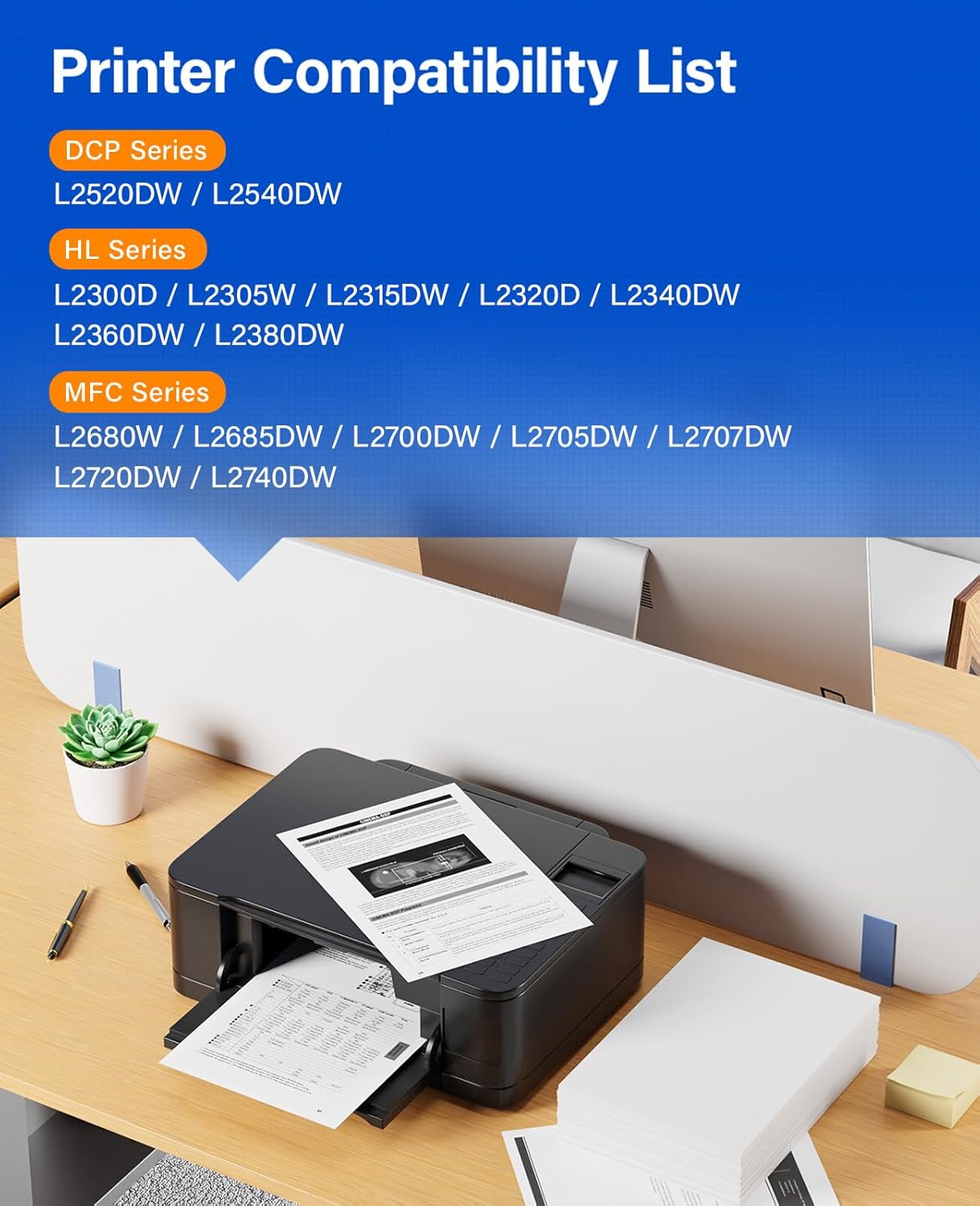 DR630 Drum Unit (Not Toner) Replacement Compatible for Brother DR-630 Imaging Drum HL-L2380DW HL-L2320D HL-L2340DW DCP-L2540DW MFC-L2700DW MFC-L2720DW HL-L2300D HL-L2360DW MFC-L2740DW Printer 2-Pack