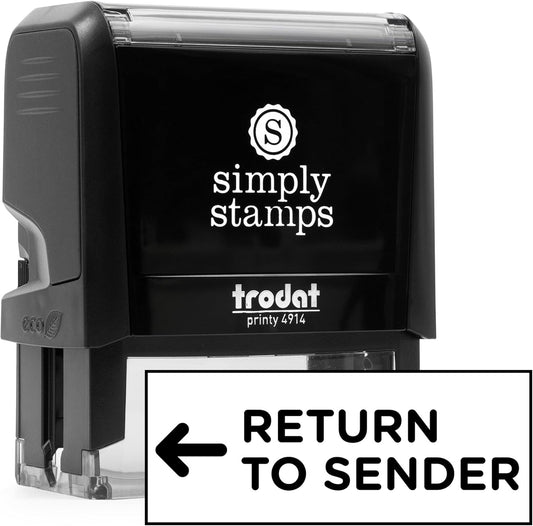 Return to Sender Office Stamp | 4 Different Sizes | 20 Designs | Multiple Color Options | Perfect for Quick Validation of Office Documents (Return to Sender, Xtra Large)