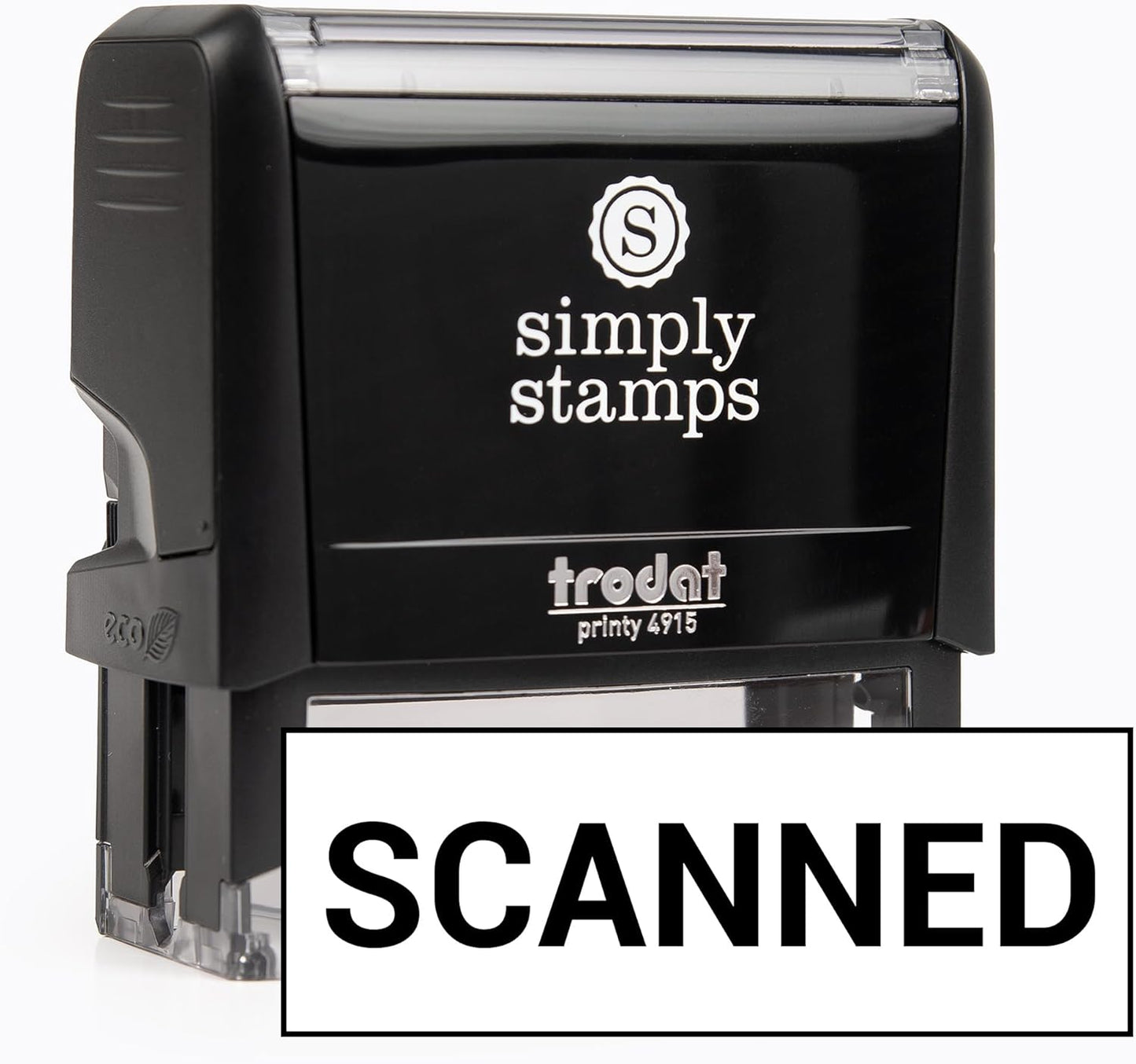 Scanned Office Stamp | 4 Different Sizes | 20 Designs | Multiple Color Options | Perfect for Quick Validation of Office Documents (Scanned, Xtra Wide)