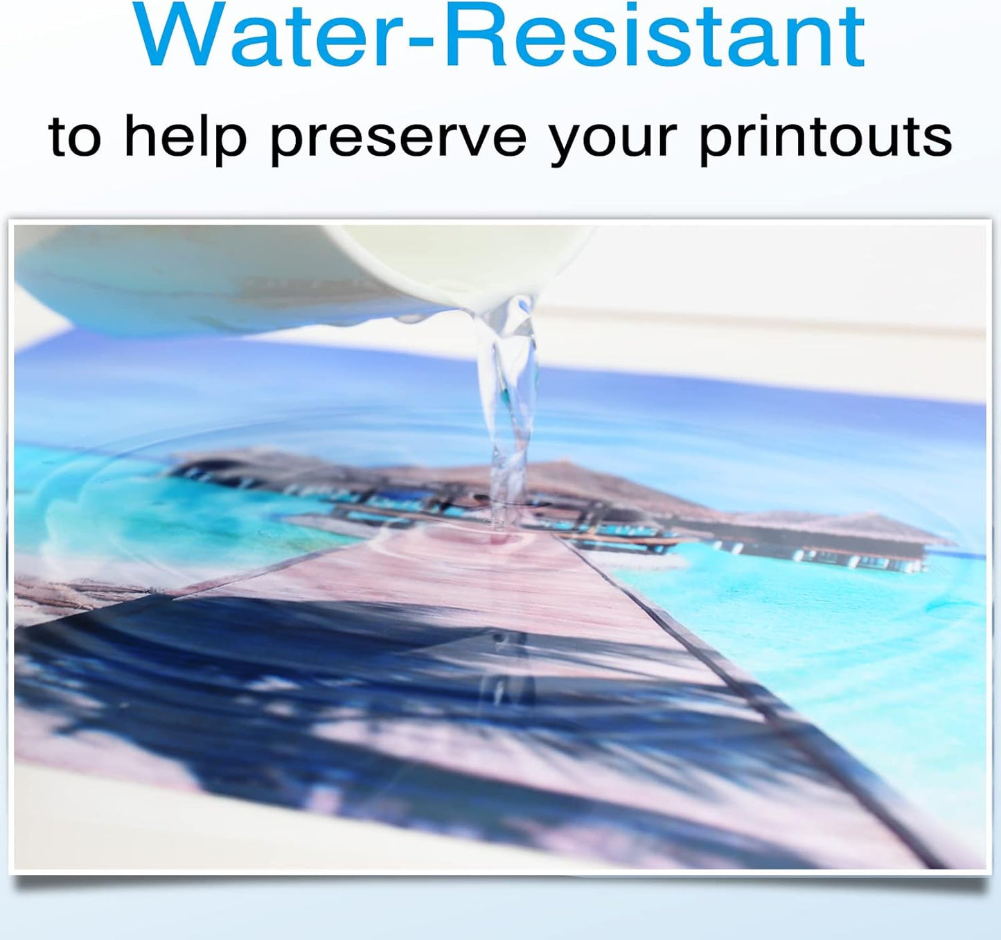 Koala Ultra Premium Photo Paper 8.5 x 11 In Satin Photo Printer Paper for Inkjet Printer Water-Resistant Semi Gloss 50 Sheets 72lb