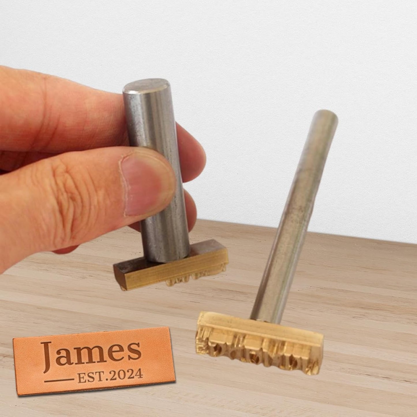 ORYG Custom Leather Stamp -Personalized Leather Craft Stamp, Customizable Brand Embossing - Ideal Gift for Craftsmen