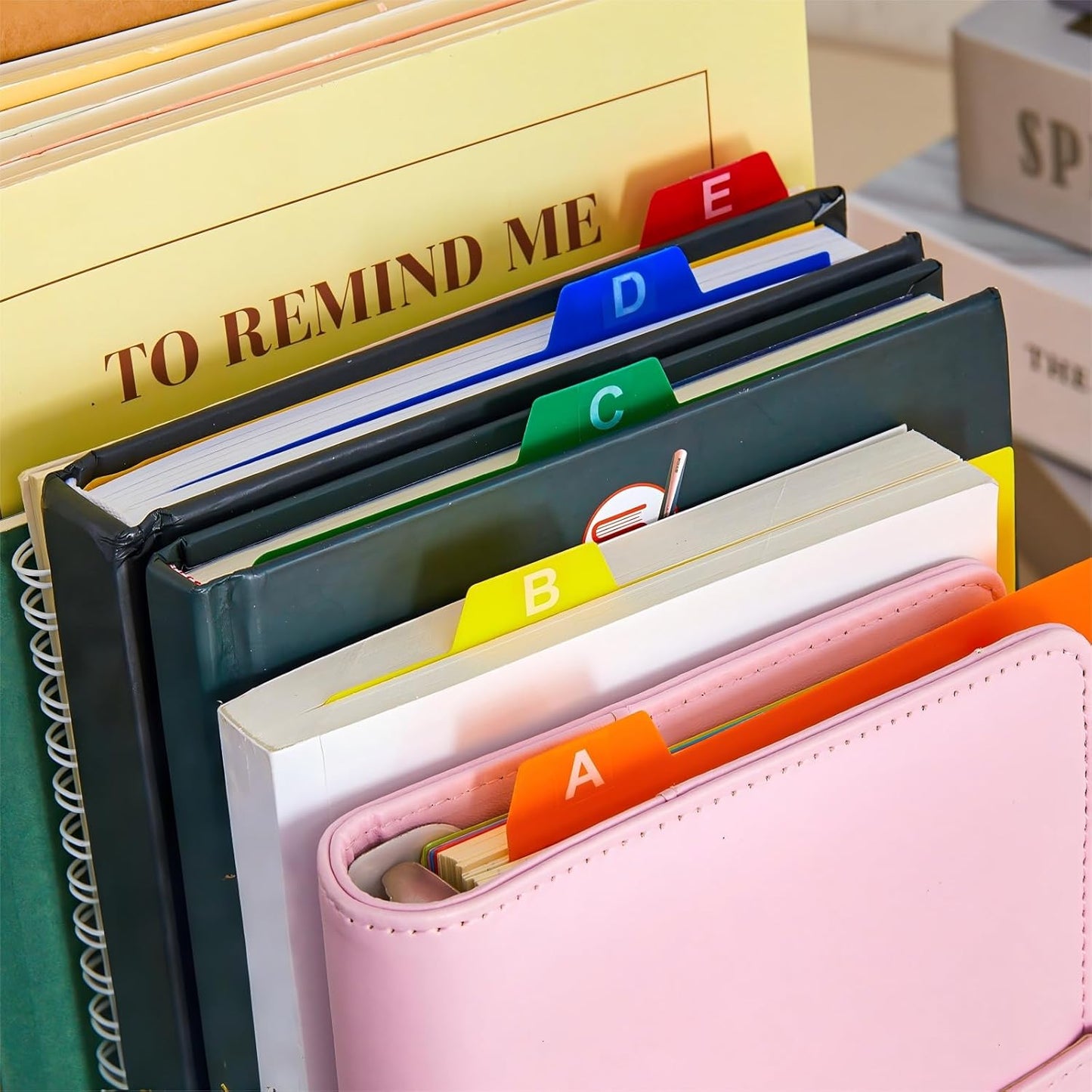 Lewtemi 50 Pcs Index Card Dividers 4 x 6 Inch Index Card Dividers with Tabs Guides with 2 Pcs Alphabet Number Stickers for Office Recipe Business (Assorted Color)