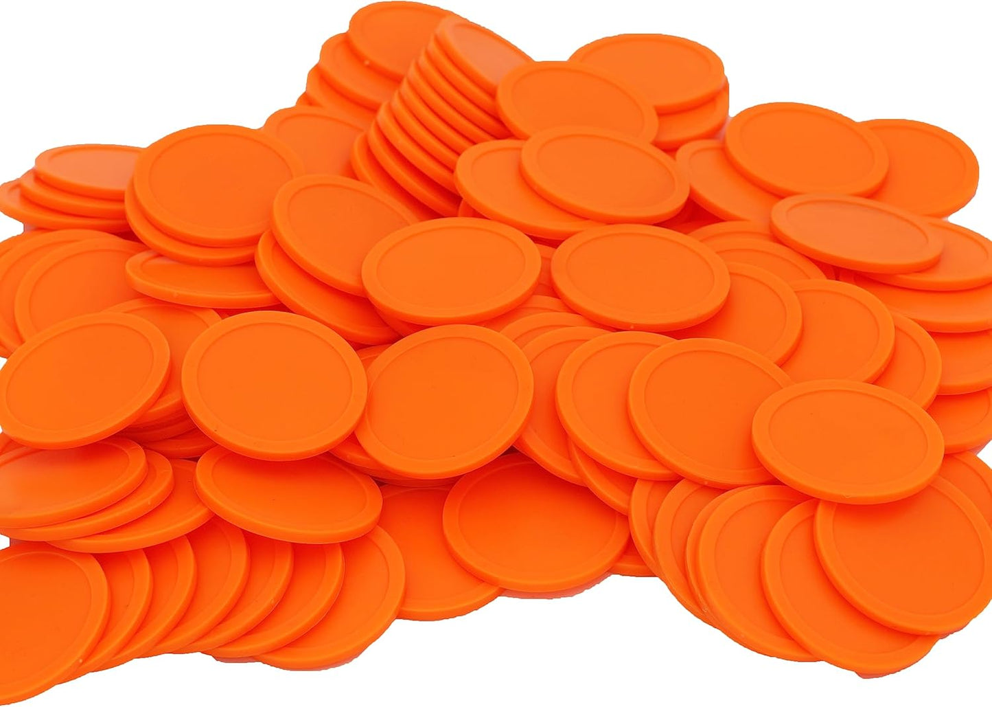 35MM/1.37-inch Box of 120 Counting Coins for Poker Chips and Game Coins (Orange, 35MM/1.37-inch)