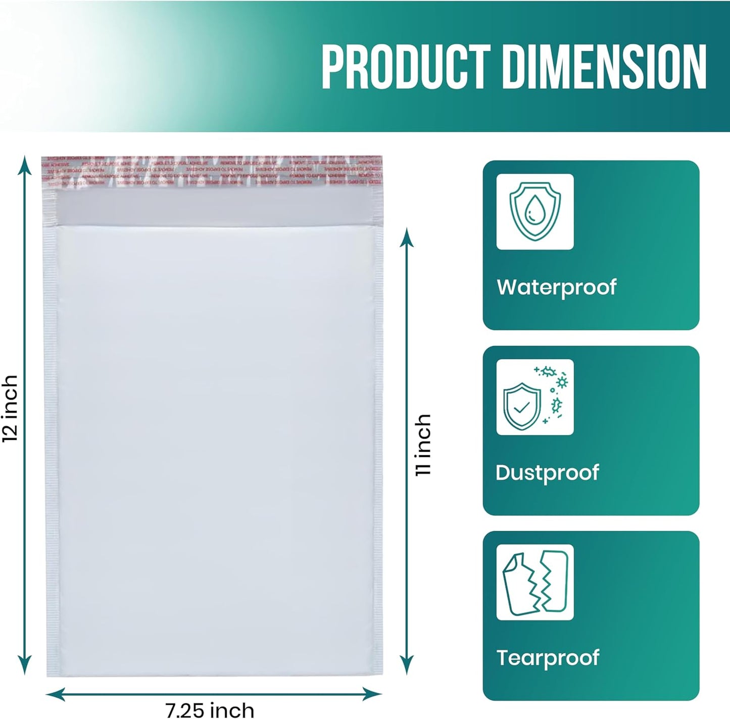 Levex - #1 7.25" x 12" [100 Pack] Poly Bubble Mailers, Padded Envelope Mailers, Packing Envelope & Mailing Bags for Shipping