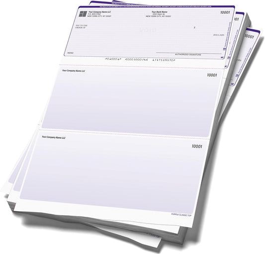 Computer Checks Compatible W/QB Check On Top [250 Sheets]