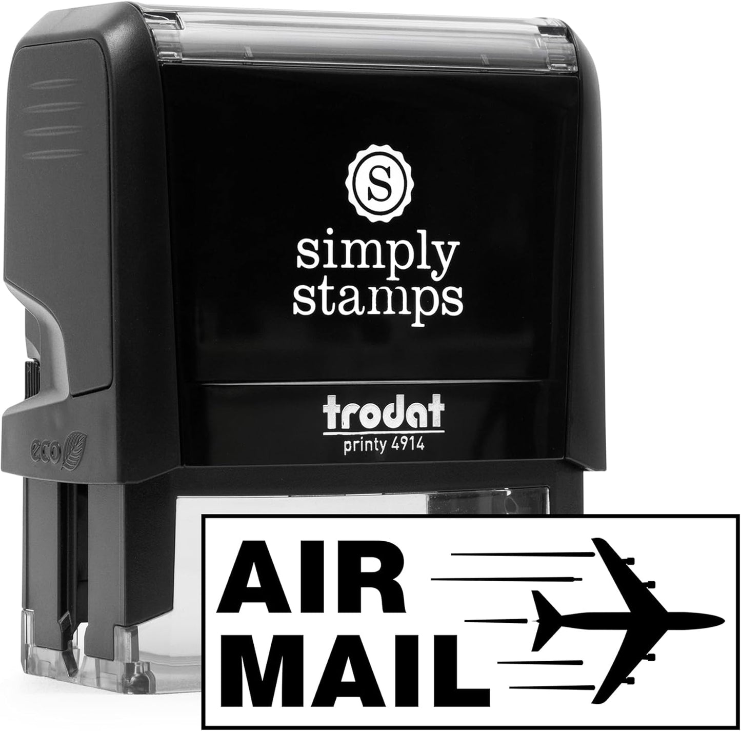 Air Mail Office Stamp | 4 Different Sizes | 20 Designs | Multiple Color Options | Perfect for Quick Validation of Office Documents (Air Mail, Xtra Large)
