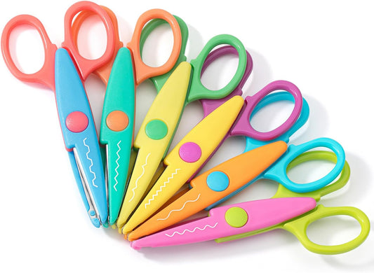 Mr. Pen- Craft Scissors Decorative Edge, 6 Pack, Zig Zag Scissors for Crafting