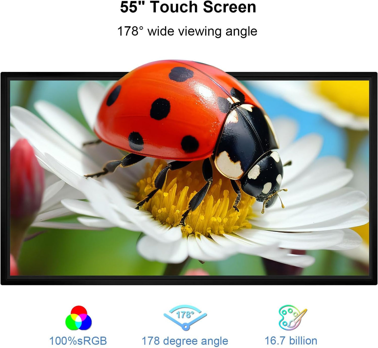 49" Smart Board, Electronic Interactive Smartboard for Classroom, Screen Mirroring, 8+64GB, Android iOS 14.0, Digital Whiteboard for Presention Annotation Live Streaming(Wall Mount Included)