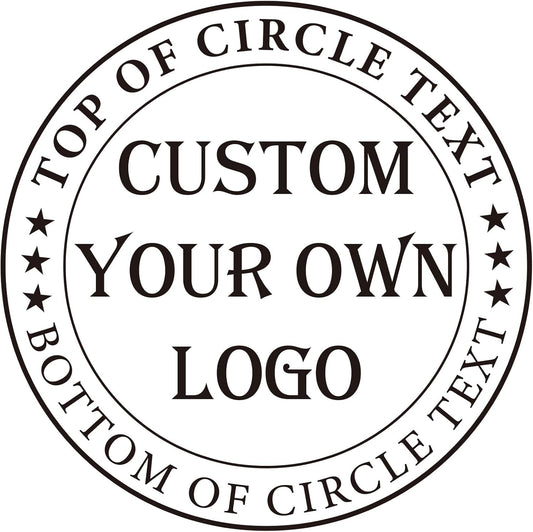 Custom Logo Embosser | Personalized Book Embosser | Self Ink Rubber Stamp from The Library of | Customizable Stamp (Upload Logo 7)