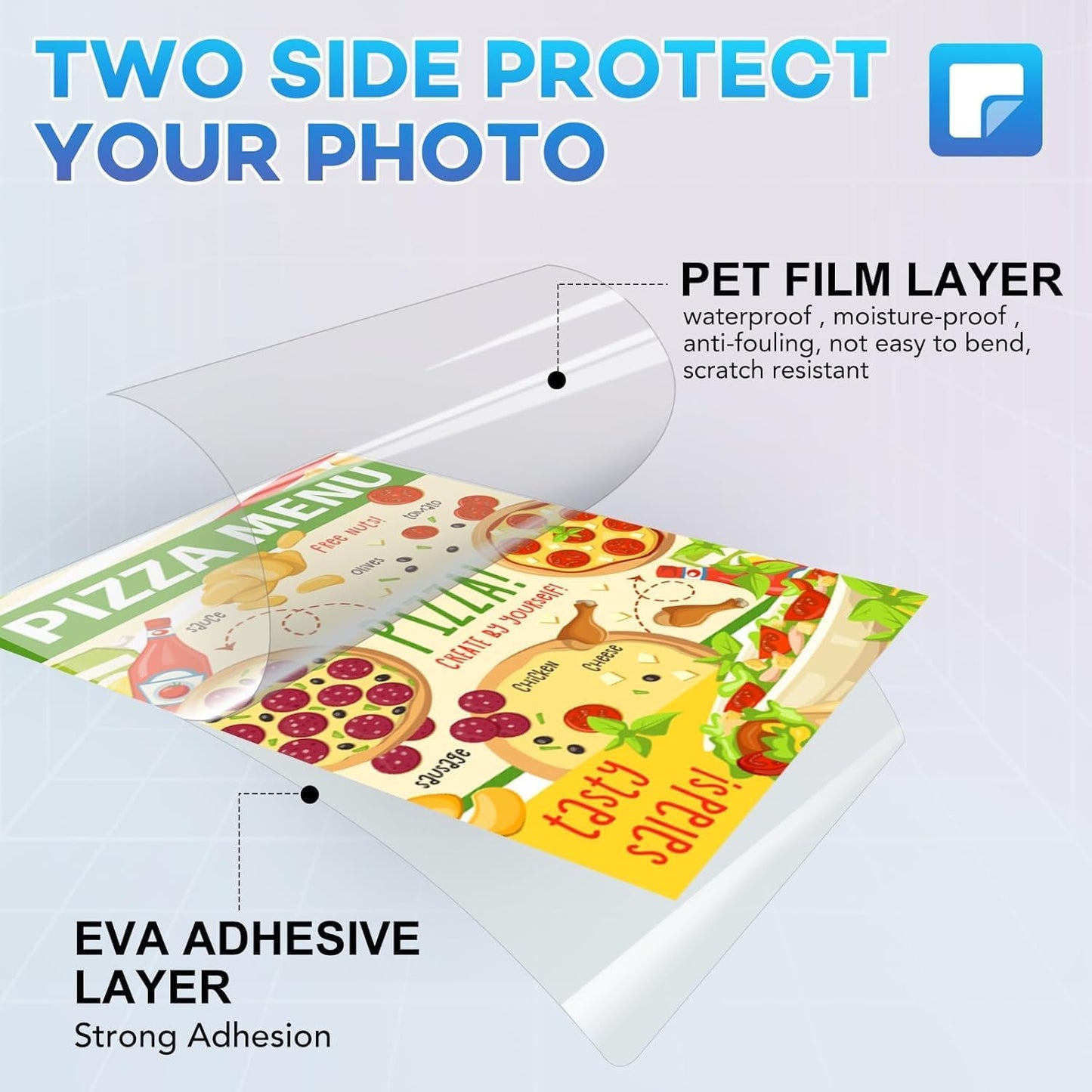 200 Pack Laminating Sheets, 3 mil, 8.9" x 11.4" Thermal Laminating Pouches Lamination Sheet Paper for Laminator, Clear, Letter Size, Office and School Supplies