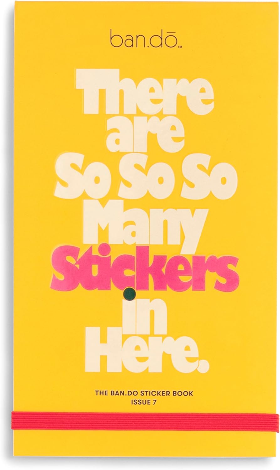 ban.do Sticker Book with Over 700 Assorted Stickers and 35 Sheets with Fun/Colorful/Aesthetic Pack for Scrapbooking Planners or Journals, Issue 7