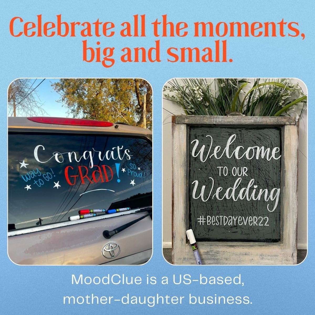 Liquid Chalk Markers Neon 12 Pack. Bold Wet & Dry Erase Marker Pens. Erasable and Washable Chalkboard Markers for Windows, Mirrors, Glass, Whiteboards. Reversible Thick and Fine Tip.