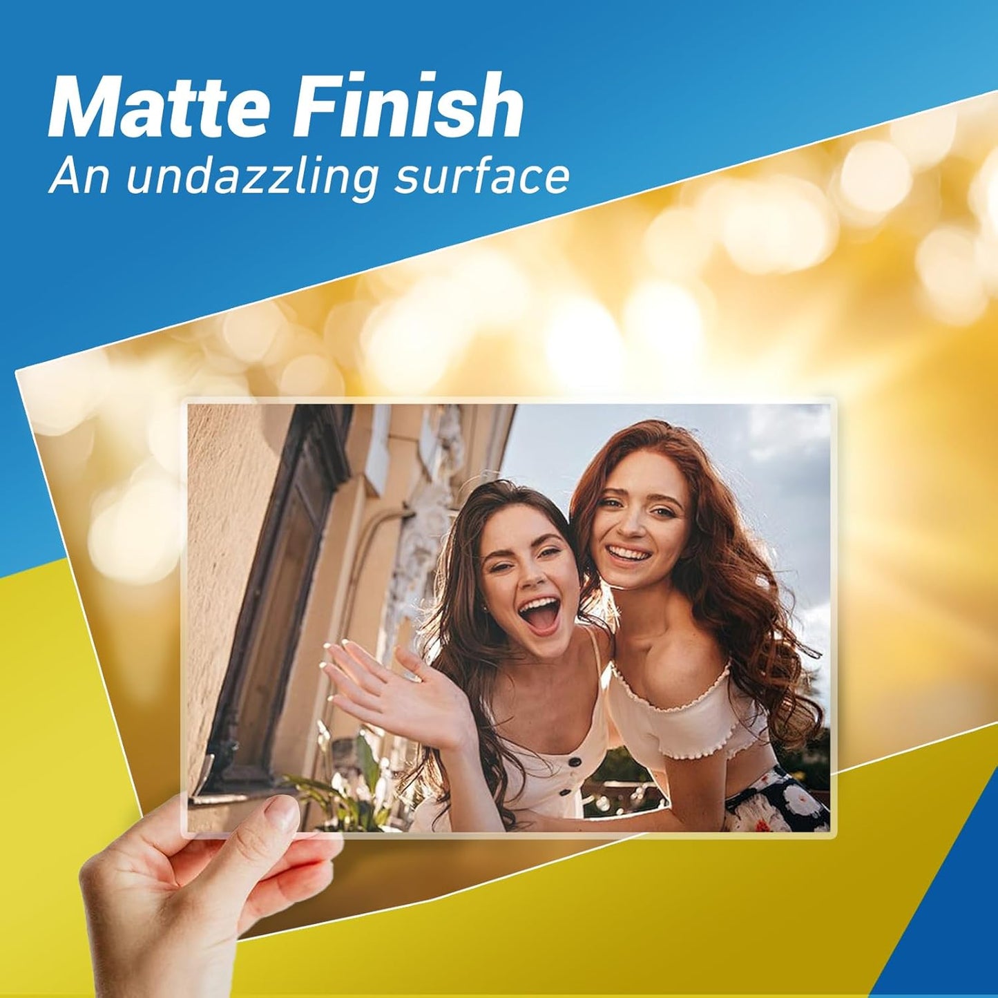 Uinkit Matte Thermal Laminating Sheets, 9 x 11.5 Inches 3 Mil Clear Anti-Glare with Matte Finish 30 Pack Fitted for Letter Size Laminating Pouches 8.5 x 11 inches