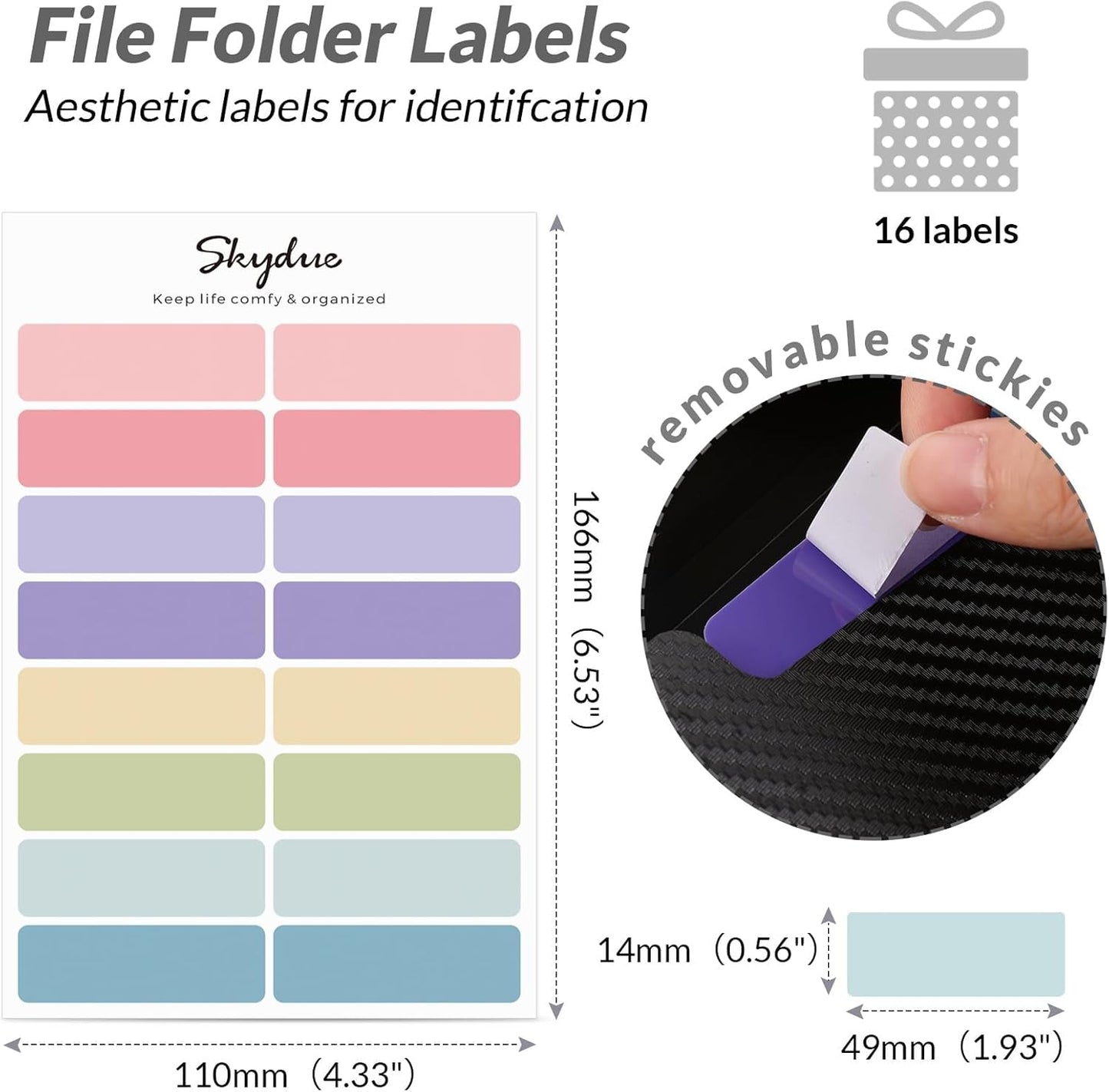 SKYDUE Accordion File Organizer, Expanding File Folder with 7 Pockets,Portable Receipt Paper Bill Document Organizer,Letter/A4 Size Filing Folder School Office Supplies,Black