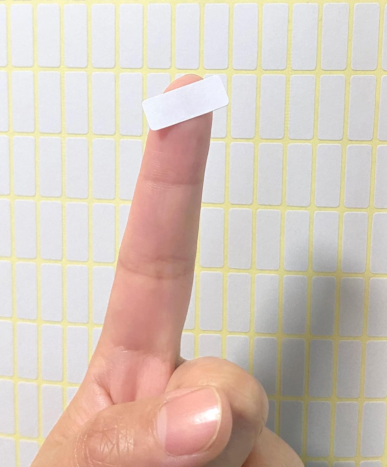 dealzEpic - Self-Adhesive Writable Blank Paper Label Stickers - 8x20mm