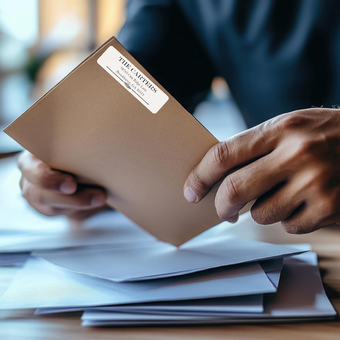 Premium Label Supply White Sticker Mailing Labels – 4" x 1.33" – Laser/Inkjet Compatible – (14 per Sheet), 500 Sheets – 7000 Total Adhesive Labels