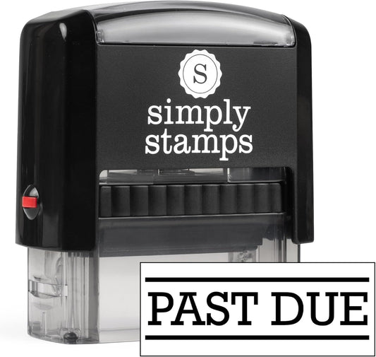Past Due Office Stamp | 4 Different Sizes | 20 Designs | Multiple Color Options | Perfect for Quick Validation of Office Documents (Past Due, Medium)