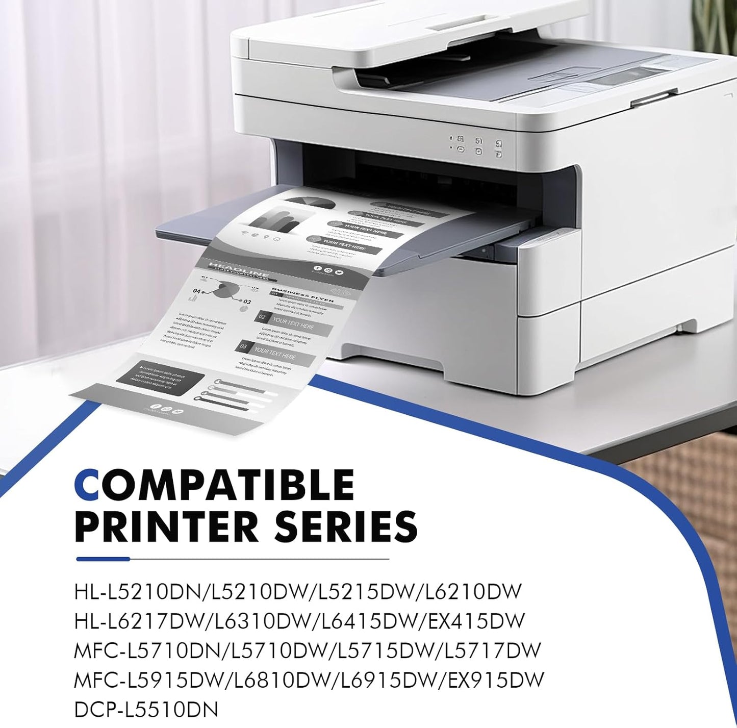 Toner Bank TN920XL TN920 Toner Cartridge HL-L6210DW Compatible for Brother TN920 TN920XL TN-920XL TN920XXL for Brother HL-L6210DWT HL-L5210DN HL-L5210DW HL-L5210DWT High Yield Printer 2 Pack