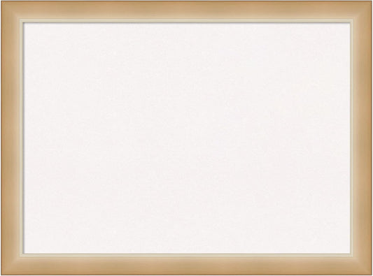 Amanti Art White Cork Board for Wall, 23x31 Vision Board with Gold Frame, Medium Corkboard Office Decor for Home Organization, Modern Contemporary Corkboard Pinboard to display items for home